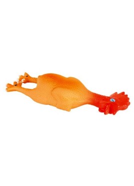 Trixie chicken latex toy with sound 23 cm size model 3536